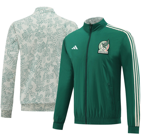 22-23 Mexico Green Double Sided Windbreaker (双面风衣)