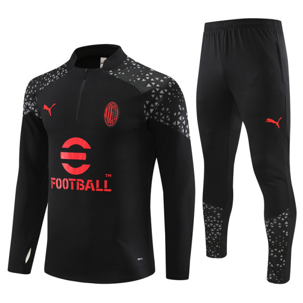 23-24 ACM Black Half Pull Tracksuit (半拉链)