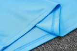 23-24 Marseille Azure Half Pull Tracksuit #B745(半拉链)