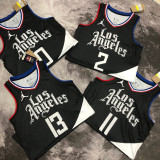 22-23 Clippers WALL #11 Black Top Quality Hot Pressing NBA Jersey (Trapeze Edition)