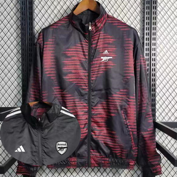 2023 ARS Maroon & Black Double Sided Windbreaker (双面风衣)