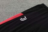 23-24 JUV White Red Half Pull Tracksuit (半拉链)
