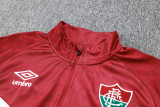 23-24 Fluminense Dark Green Half Pull Tracksuit #B673(半拉链)