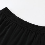 2023 AD03 Black Short-sleeved Trouser Suit