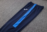 2023 JOMA Blue Black Half Pull Tracksuit #3 (半拉链)