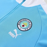 23-24 Man City Sky Blue Jacket Tracksuit #02
