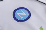 23-24 Napoli White Half Pull Tracksuit (半拉链)