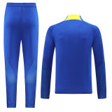 23-24 Club America Blue Half Pull Tracksuit (半拉链)