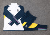 23-24 RMA White Kids Half Pull Tracksuit #E693(童装)(半拉链)