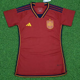 22-23 Spain Home World Cup Women Soccer Jersey (女)