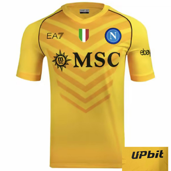 23-24 Napoli Yellow GoalKeeper Soccer Jersey