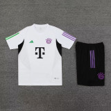 23-24 Bayern White Training Short Suit