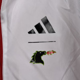 23-24 Dallas Red & White Double Sided Windbreaker (双面风衣)