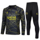 23-24 PSG Jordan Black Half Pull Tracksuit #B721(半拉链)
