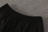 24-25 Man Utd Black Training Short Suit (100%Cotton)纯棉