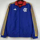 23-24 Flamengo Red & Blue Double Sided Windbreaker (双面风衣)