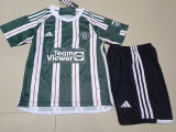 23-24 Man Utd Away Kids Soccer Jersey