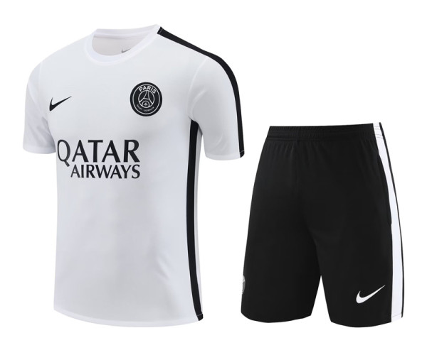 23-24 PSG White Training Short Suit