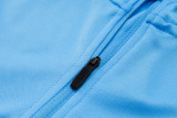 23-24 PSG Jordan Light Blue Half Pull Tracksuit #B782(半拉链)