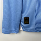 23-24 Man City Home Long Sleeve Soccer Jersey (长袖)
