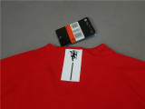 2007-2008 Man Utd home Red Retro soccer jersey(带胸前决赛字)