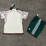 22-23 Mexico Away World Cup Kids Soccer Jersey