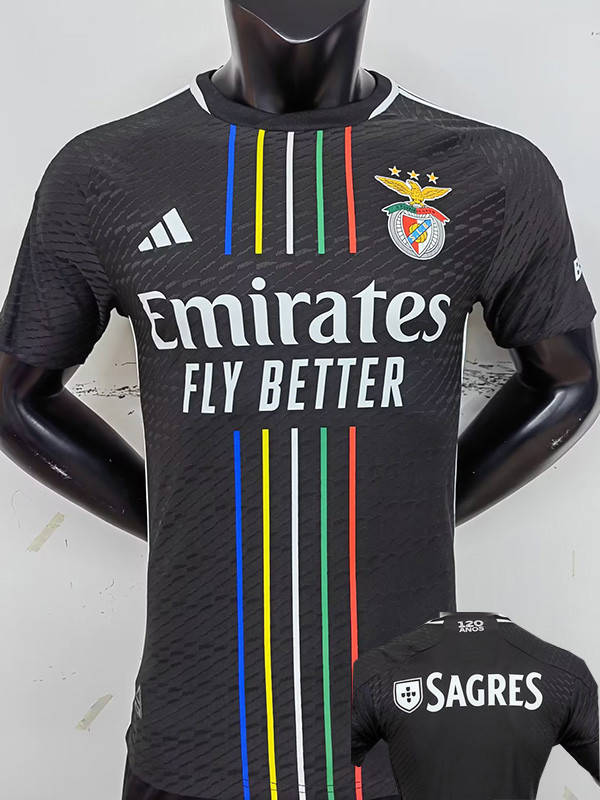 23-24 Benfica Away Player Version Soccer Jersey