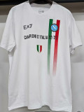 2023 Napoli CAMPION #3 White T-Shirts