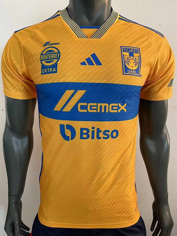 23-24 Tigres UANL Home Player Version Soccer Jersey