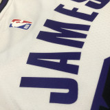 22-23 LAKERS JAMES #23 White City Edition Top Quality Hot Pressing NBA Jersey
