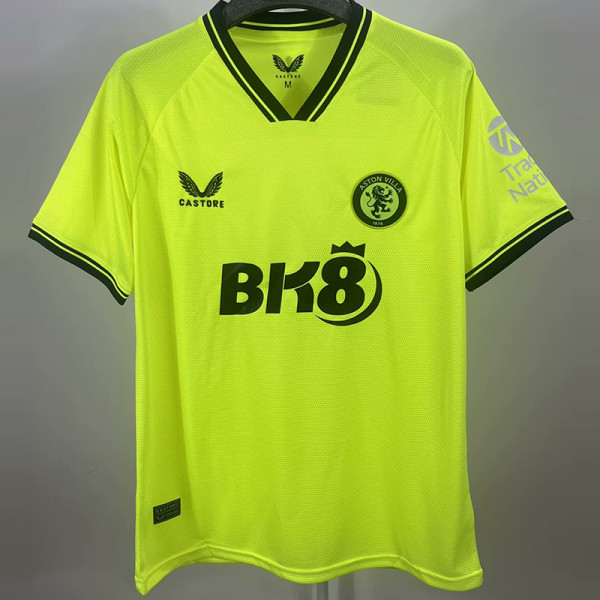 23-24 Aston Villa Fluorescent Green GoalKeeper Soccer Jersey