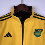 23-24 Jamaica Yellow & Black Double Sided Windbreaker (双面风衣)