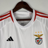 23-24 Benfica White Fans Soccer Jersey
