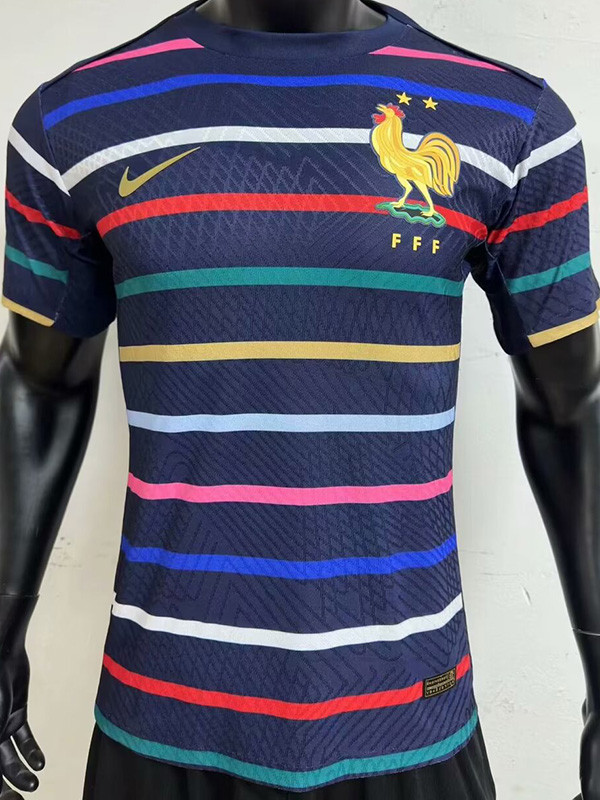 24-25 France Royal blue Player Version Training shirts