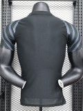 23-24 Marseille Black Grey GoalKeeper Player Version Soccer Jersey