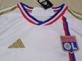23-24 Lyon Home Kids Soccer Jersey