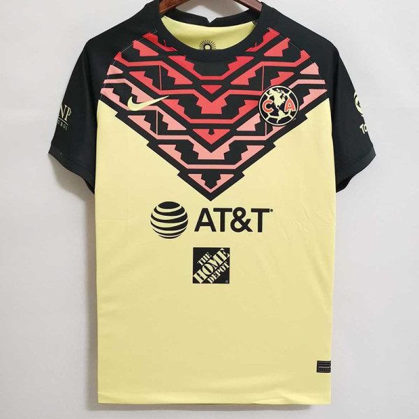 21-22 Club America Home Fans Soccer Jersey