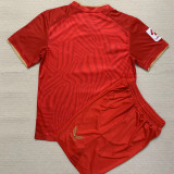 23-24 Sevilla Away Kids Soccer Jersey
