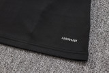 23-24 Lyon Black Half Pull Tracksuit (半拉链)