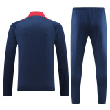 23-24 PSG Royal Blue Half Pull Tracksuit (半拉链)