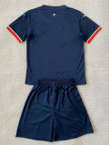 23-24 Lazio Away Kids Soccer Jersey