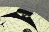 23-24 PSG Jordan Beige Training Short Suit (花纹）