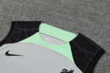 23-24 LIV Grey Tank top and shorts suit (绿边）