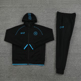 23-24 INT Black Hoodie Jacket Tracksuit #01