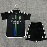 23-24 Benfica Away Kids Soccer Jersey