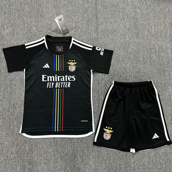 23-24 Benfica Away Kids Soccer Jersey