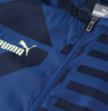 2023 New PU Royal Blue Windbreaker (风衣)