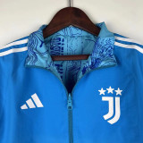 23-24 JUV Blue & Blue Double Sided Windbreaker (双面风衣)