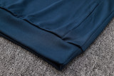 23-24 RMA Royal Blue Half Pull Tracksuit #B692 (半拉链)