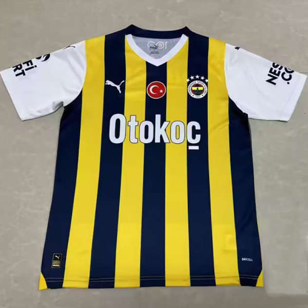 23-24 Fenerbahce Home Fans Soccer Jersey